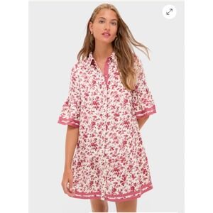 Tuckernuck Pomegranate Bloom Rowe Dress Cream Bloom Mini Women's XS NEW